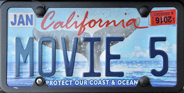 California Licence Plate