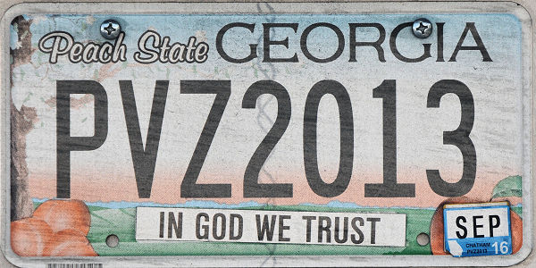 Georgia Plate