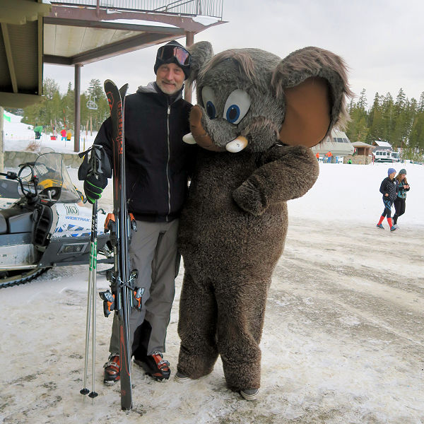 Nic with Mammoth